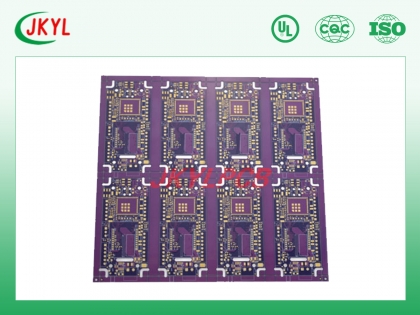 6层紫油通孔PCB线路板